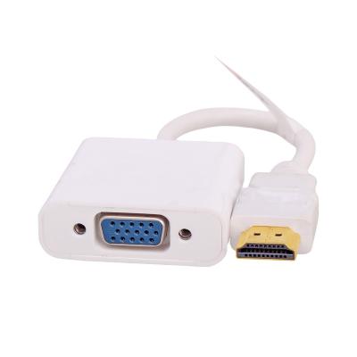 China COMPUTER HDMI Male to VGA Female Adapter Cable HDMI Audio Video Cable for HDTV Mac for sale