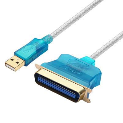 China Printer Cable DTECH Wholesale USB2.0 to Parallel Port Print Cable IEEE 1284 36pin Printer Adapter Converter USB to CN36 for sale