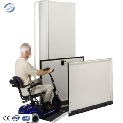 China Easy Operation Safety Convenience Wheelchair Climb Stairs To Lift Home Indoor Lift Hydraulic Lift For Disabled for sale