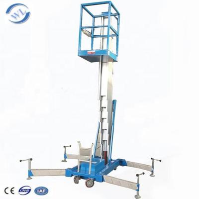 China Hot Selling Safety Easy Operation Convenience Mast Aluminum Alloy Lift Single Work Platform for sale