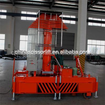 China Aerial Work Hydraulic Lifting Platform Man Lift Telescopic Engineers Personnel Lift WLS-12 for sale