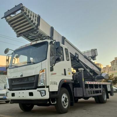 China Factory Sale Diesel 6 Wheeler 4x2 New45m Telescopic Boom Ladder Forklift For House Moving 4 - 6L for sale