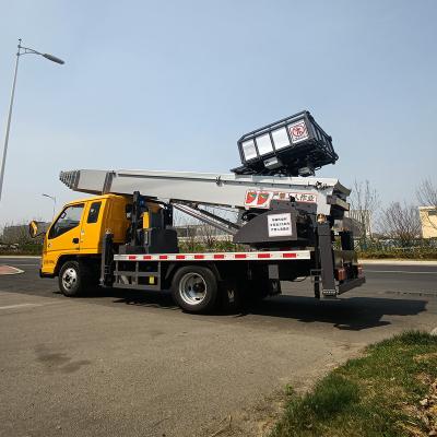 China Easy to operate Dongfeng 36m ladder forklift for home mobile < 4L for sale