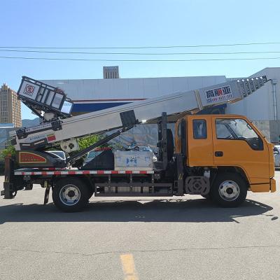 China aerial work trucks made in China 32 meters to 36 meters lifting swing ladder truck for sale < 4L for sale