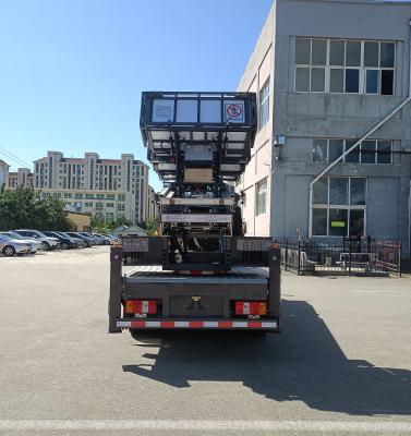 China Hot sale 28m 32m 36m 45m 65m China swivel ladder mobile truck lift high working platform for Turkey < 4L for sale