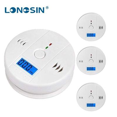 China Longsin Personal Carbon Monoxide Detector 85dB CO Alarm Loud Detector 100*47 mm for sale