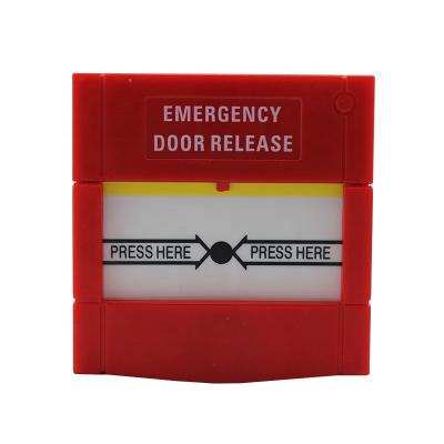 China ABS Plastic Emergency Emergency Fire Alarm Manual Call Push Button With Cover Device for sale