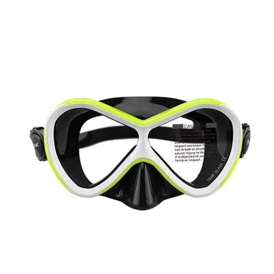 China - Product Customized Silicone Strap Tempered Glass Color Optional Diving Mask for sale