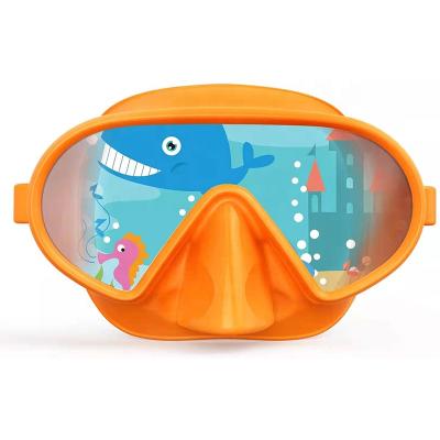 China Colorful Frameless Mask PC Lens PC Lens Bottom Water Anti-fog Mask Snorkeling Equipment DOVOD Swim Snorkel For Adult And Junior for sale