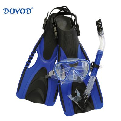 China diving & New Snorkel Dry Fins Diving Equipment Swimming Sets for sale