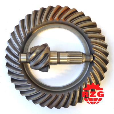 China Crown Wheel Pinion Hypoid Spiral Bevel Gears for ISUZU FTR Transmission System Rear Axle for sale