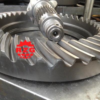 China Ratio 7*41 Rear Axle Helical Hypoid Spiral Bevel Gears on MITSUBISHI Transmission System for sale