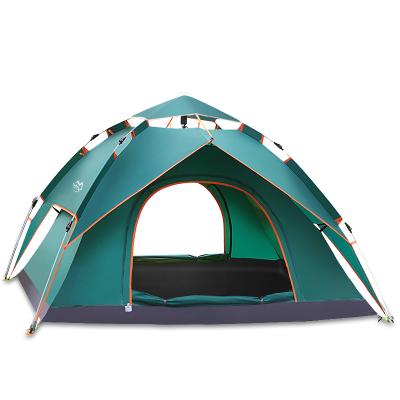 China Diagonal Tying Type - 1 - 2 3 Outdoor Camping Glamping Mini 8 Person 4 Person Large Double Layer Privacy Automatic Tent Strong Clear Instant Automatic Folding for sale