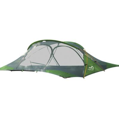 China Extended Type Camping Tree Hanging Type Anti Mosquito Net Hammock Tent House Portable Wireless Outdoor Waterproof Cloth 2 People Green Hanging Tent for sale