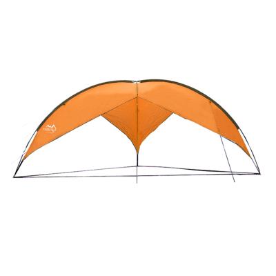 China Large 6X6 4 Person Picnic Camping Light Leg Waterpoof Canopy Hexagon Noise Windproof Sun Shelter Beach Tents for sale