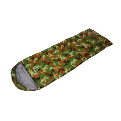 China 190T Camouflage Taffeta 190T Cloth Relief Fabric Lightweight Ultralight Portable Cotton Outdoor Soft Army Waterproof Military Sleeping Bags for sale