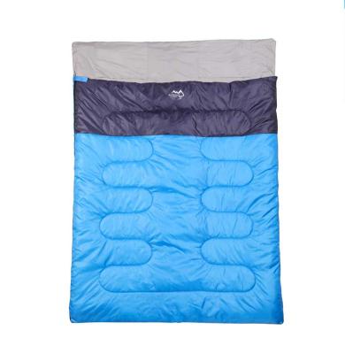 China Winter Cold Weather Ultralight Travel 2 Person Portable Ultralight Bulk Making Envelope Outdoor Camping White Goose Down Sleeping Bags for sale