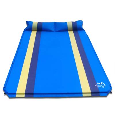 China Queen Size Sleeping Mats Airbed Couple Inflatable Dubble Summer Beach Rectangle Lightweight Outdoor Air Mattresses For Camping for sale