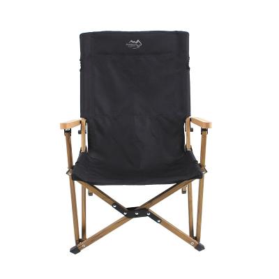 China China Modern Best Quality Portable Ultralight Comfortable Portable Oversized Foldable Wooden High Back Outdoor Folding Camping Chair for sale