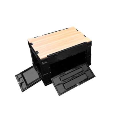 China Hot Selling Multi-Box Folding Design Waterproof Large Durable Wood and Plastic Folding Storage Box for Outdoor Camping for sale