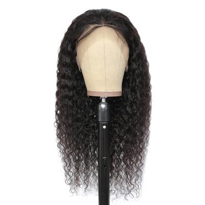 China 2021 New Fashion Water Wave Full Lace Wigs 100% Human Hair Lace Front Wigs 13x4 Virgin Afro Kinky Curly Wig Wholesale Price for sale