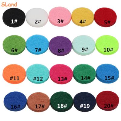 China Online Wholesale Colorful Cotton Sland Jewelry Maker DIY Flavor Aromatherapy Essential Oil Fept Pads For Pendant Pendants for sale