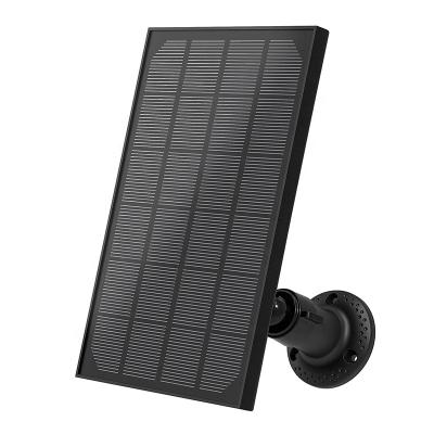 China Solar Power System For Security Cameras Solar Panel 5V 3.3W For Security Camera Outdoor Waterproof Solar Panel IP66 360 Degree Adjustable For Home Security Cameras for sale