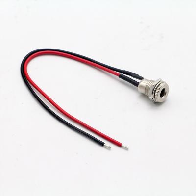 China Custom Low Voltage DC Male 55215525 To Open End Stripped Tinned Cable for sale