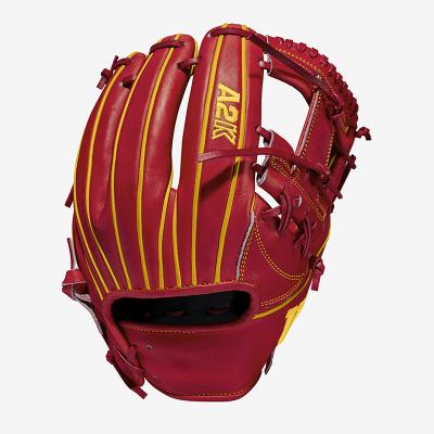 China Baseball infield gloves Professional custom baseball glove kip left handed baseball gloves right hand throw infield for sale