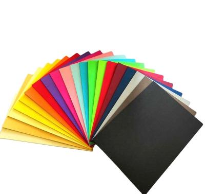 China Wholesales 250GSM Moistureproof Craft Size 390*540 Color Paper Cardboard 10 COLORS MIX for sale