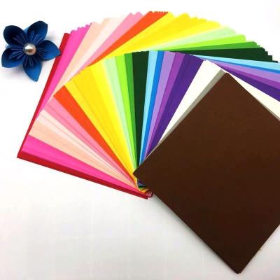 China Handmade 250gsm Assorted Colored Card Paper A4 Construction Paper Crafts Paper Origami For DIY Decoration for sale