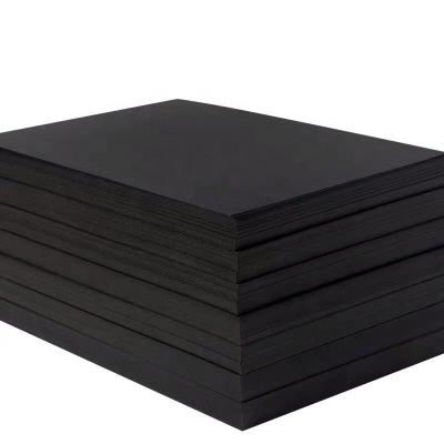 China 600g Anticurl Universal Black Cardboard 770*1092 Custom Size Accept for sale