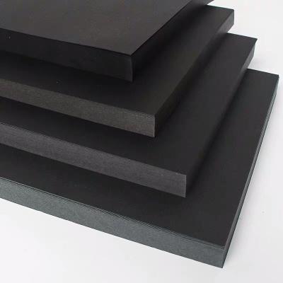 China 900g Anticurl Universal Black Cardboard 770*1092mm Custom Size Accept for sale