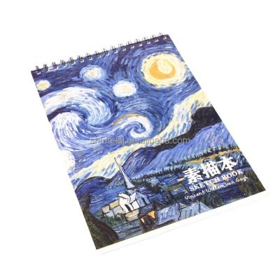 China Black Weight A3 300gsm KraftCardboard 25 Paper Cover High Quality Sketch Pad Sheets Packaging for sale