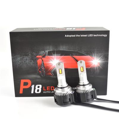 China Front Led Automotive Led Headlight 9000Lm H7 H8 H11 9005 Car Headlights 9006 9012 Single Driver-Beam HID Headlight Kit For Passat B7 for sale