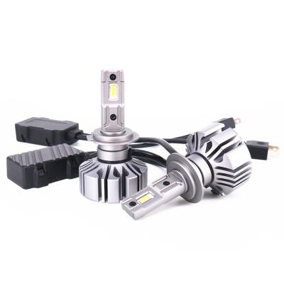 China Front Led Headlights No Fans Auto Super Bright H7 LED Bulb 300% LED Conversion Kit 6500K for sale