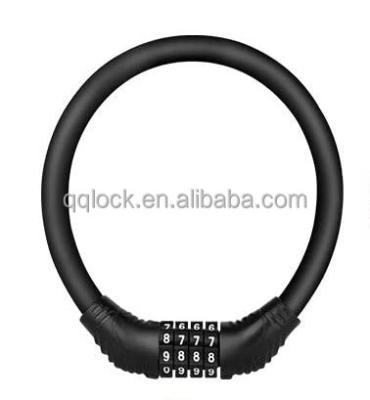 China 2021 Professional PVC China Combination Cable Wire Rope Digital Code 4 Digits Bike Lock Password for sale