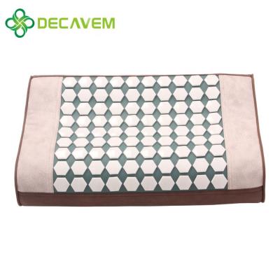 China best product tourmaline hexagon far infrared heating pillow with CE 49*30*10 for sale