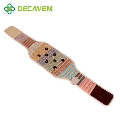 China distant infared & Negative Ions Heating Thermal Therapy Mat Rainbow Crystal Waist Use Belt CE for sale