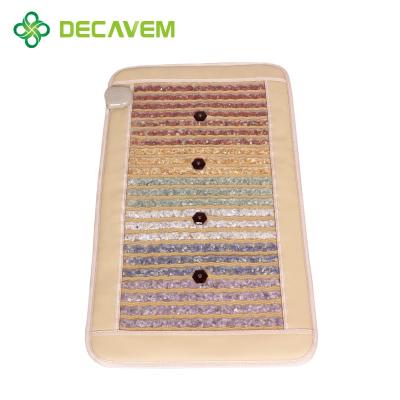 China Korea PEMF Healing Stone Chakra Mattress Rainbow Amethyst Rainbow Crystal Mat 50*80cm with CE 50*80cm for sale