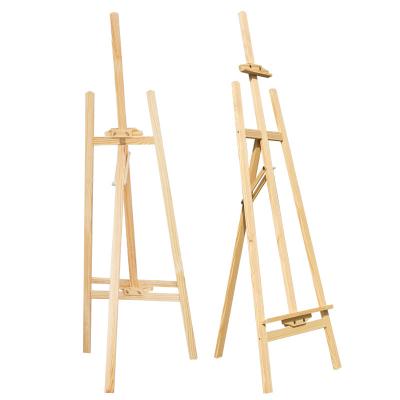 China 8*15cm Durable High Quality Mini Easel With Canvas For Kids Easel Multi Size Small Solid Wood Canvas Easel for sale