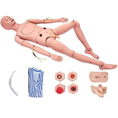 China Multifunctional School Training Patient Care Simulator Male and Female Nursing Mannequin Human Anatomical Model for Nursing Medical Training for sale