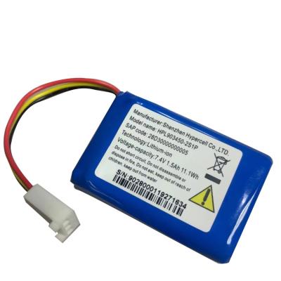 China Low price electronic products wholesale 7.4v 1500mAh rechargeable slim lithium battery for electronics for sale