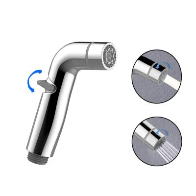 China No Needle Flow Shattaf Bidet Hand Water Pressure Shower Portable Adjustable Toilet Spray for sale