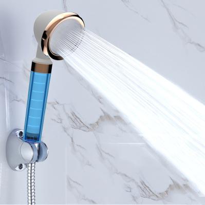 China Without Diverting New Design Blue Healthy Filter Impurities Filter Hand Shower for sale