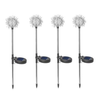 China Outdoor LANDSCAPE Solar Dandelion Garden Lights Waterproof Landscape Decoration Supplies Holiday Party Flower Led Lights for sale