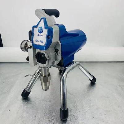 China Latex / Stainless Steel Electric Cheap Airless Spray Gun Machine Paint Coat Design GY-390 for sale