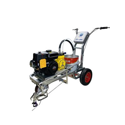 China GY-280 Engine Powerful Hydraulic Oil Pump Large Oil Tank Road Line Marking Machine for sale