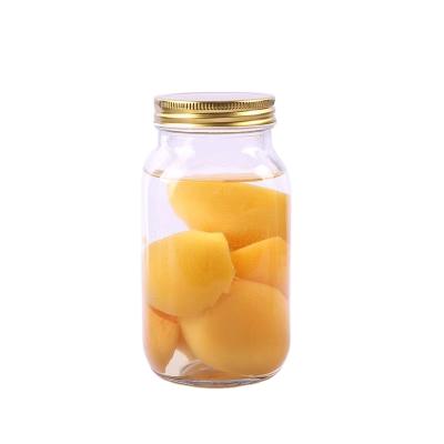 China New Arrival 100ml 180ml 280ml FOOD Jam Caviar Honey Jar Glass Container With Metal Lid for sale