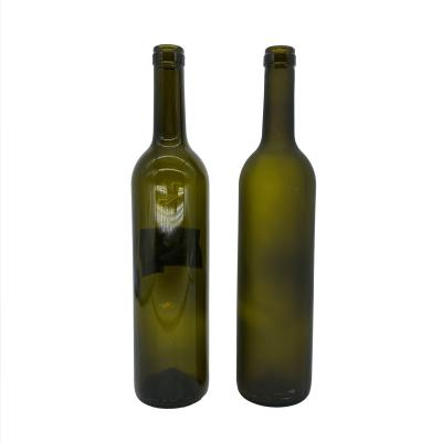 China Wholesale Custom Wine Bottle For Wine Bottle 500ml 700ml 750ml 1000ml Round Empty Glass Wine Bottle for sale